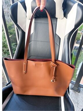 Coach Saddle Brown Authentic Central Tote Large Leather